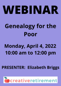NEWS Genealogy for the Poor