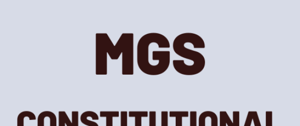 MGS Constitutional Changes