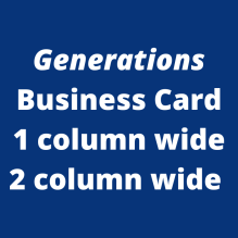 Generations – Business Card Ad