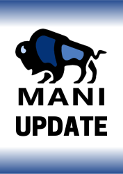 Text reads 'MANI update.'