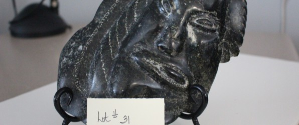 Lot 31 – Inuit Soapstone Mask Carving